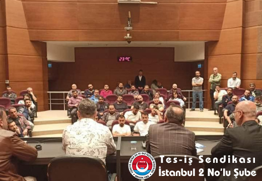 Kağıthane Genel Müdürlüğünde Toplantı