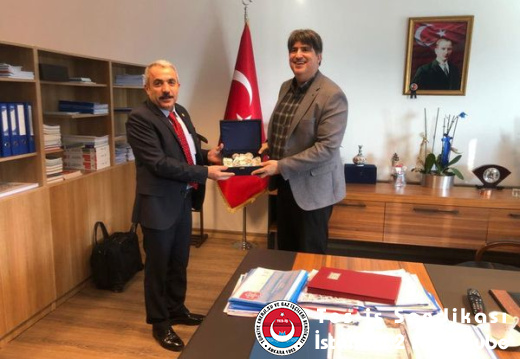 İski Genel Müdür Yardımcısı Sayın Mahmut KAHRAMAN Ziyareti